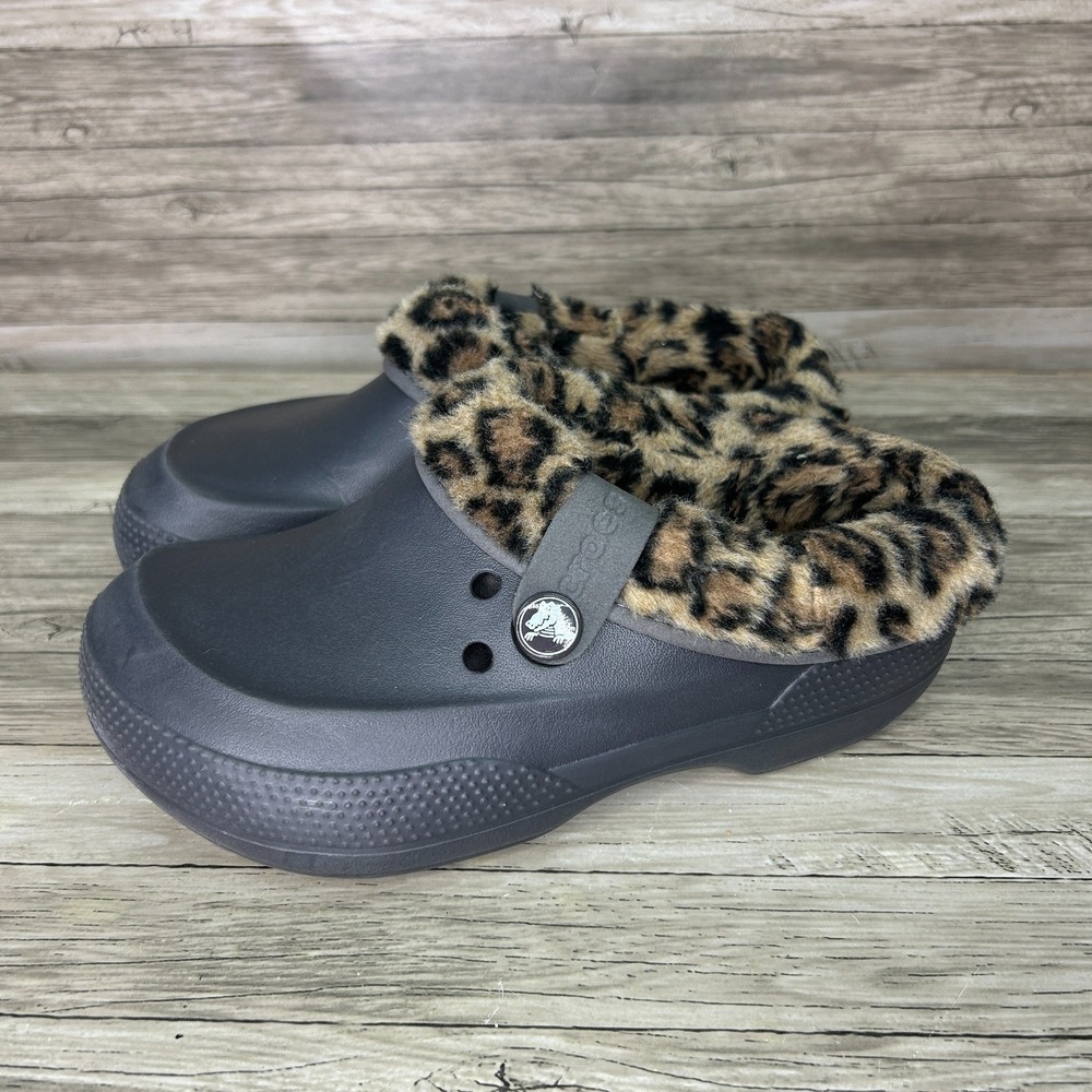 Crocs Classic Blitzen III Womens Size 6 Mens 4 Removable Lined Clogs Black